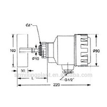 Interruptor de nivel tipo tornillo NL30